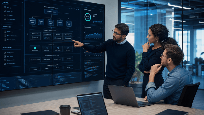 Agentic AI Architecture for Enterprise Systems: Components, Types & Design Patterns