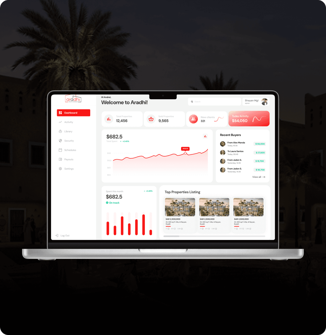 Hudasoft Services Dashboard