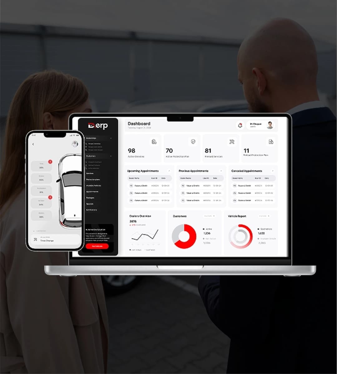 Hudasoft Services Dashboard